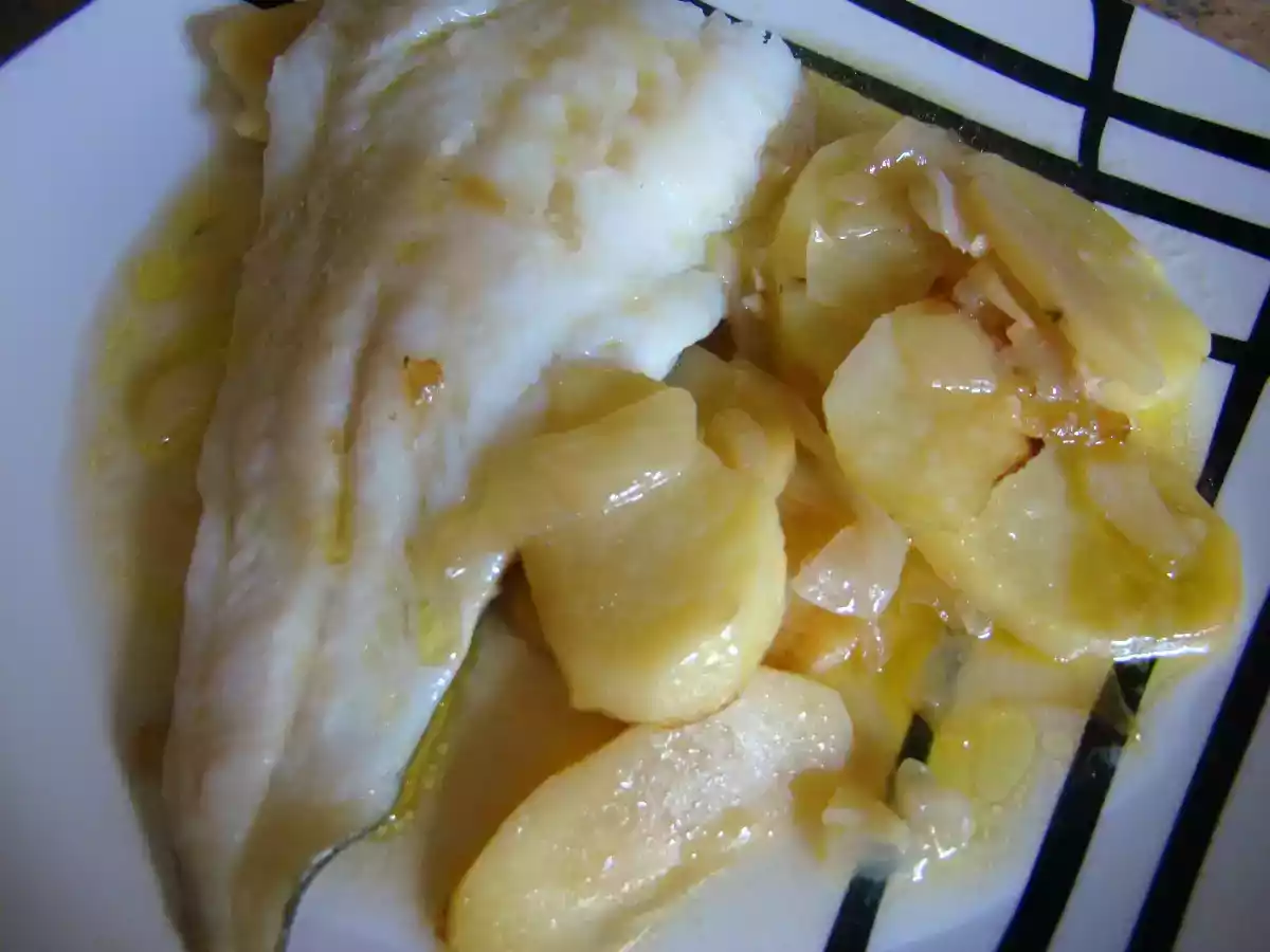 . Filete de bacalao al horno