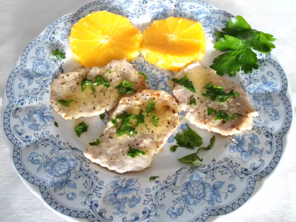 Filetes de cerdo a la naranja