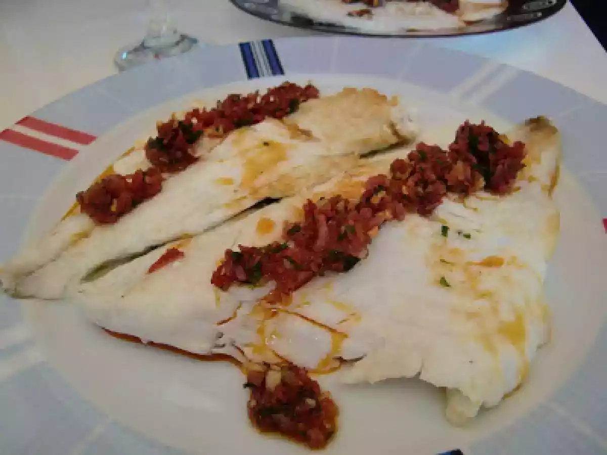 Filetes de dorada con aceite de ajo y jamón ibérico - foto 3