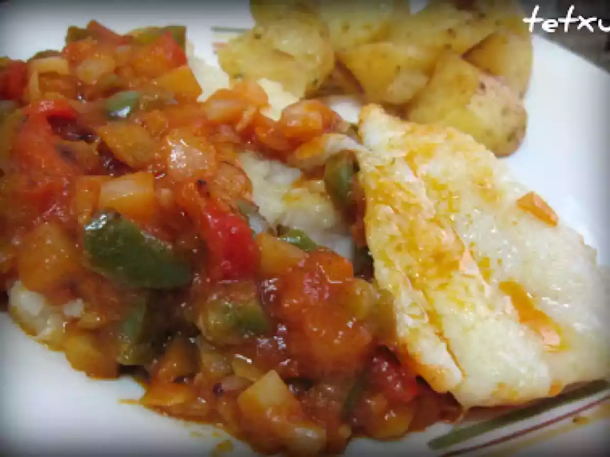 Filetes de Panga con Sofrito y Patatas al Ajillo (fussioncook) - foto 2