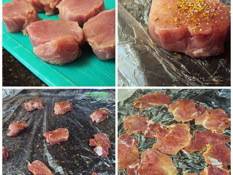 Filetes de solomillo de cerdo espalmados a las especias - foto 2