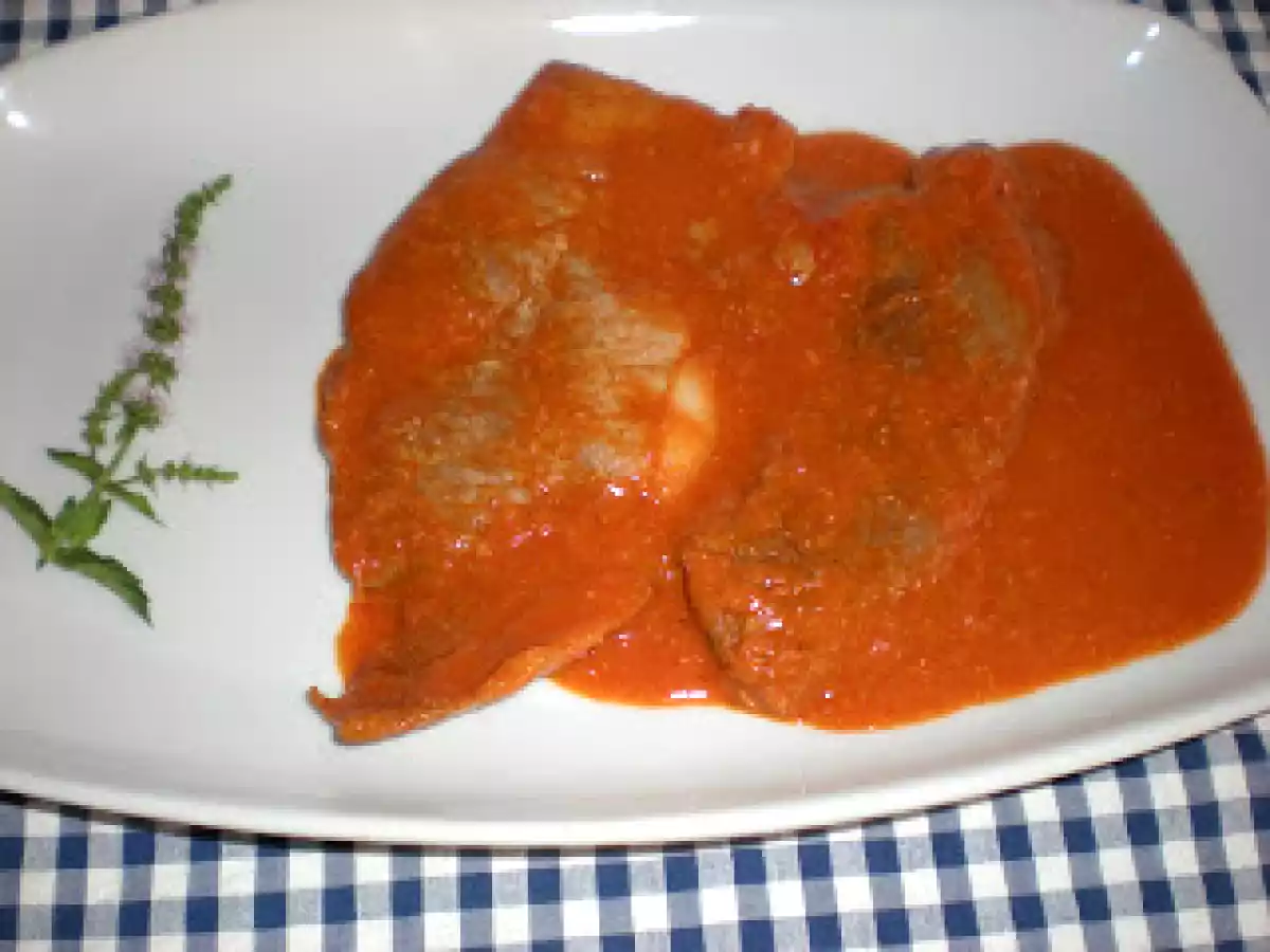 Filetes en salsa de pimentón