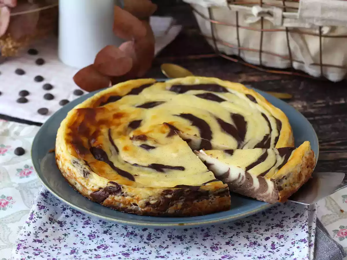 Flan casero marmolado de chocolate y vainilla: fácil, sin gluten y con un acabado espectacular - foto 2