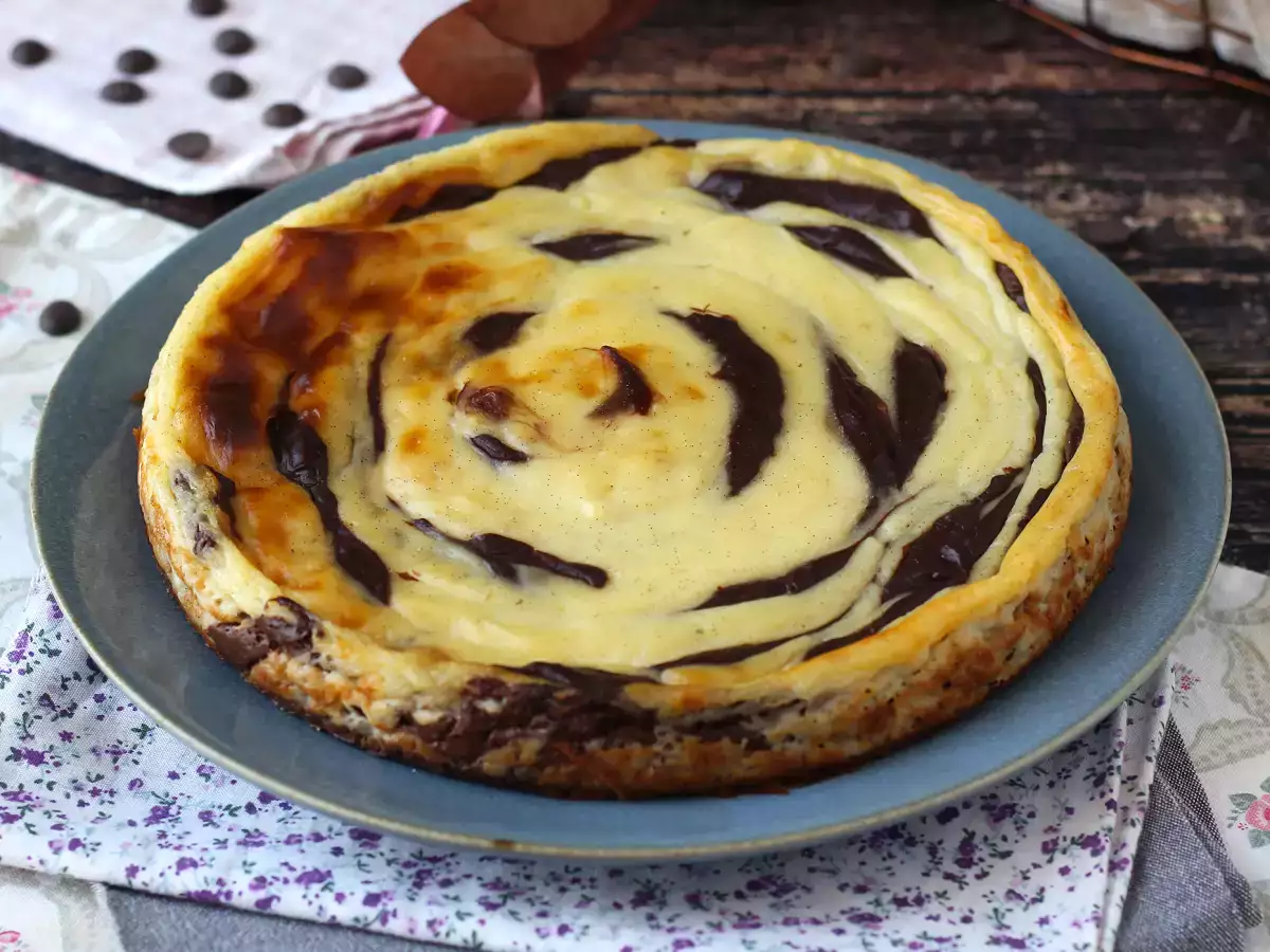 Flan casero marmolado de chocolate y vainilla: fácil, sin gluten y con un acabado espectacular - foto 8