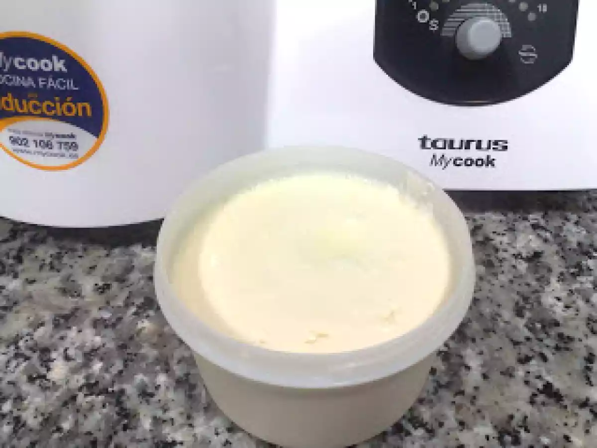 Flan cuajada con queso light