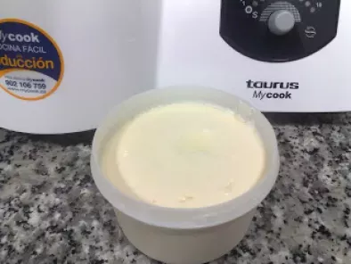Flan cuajada con queso light
