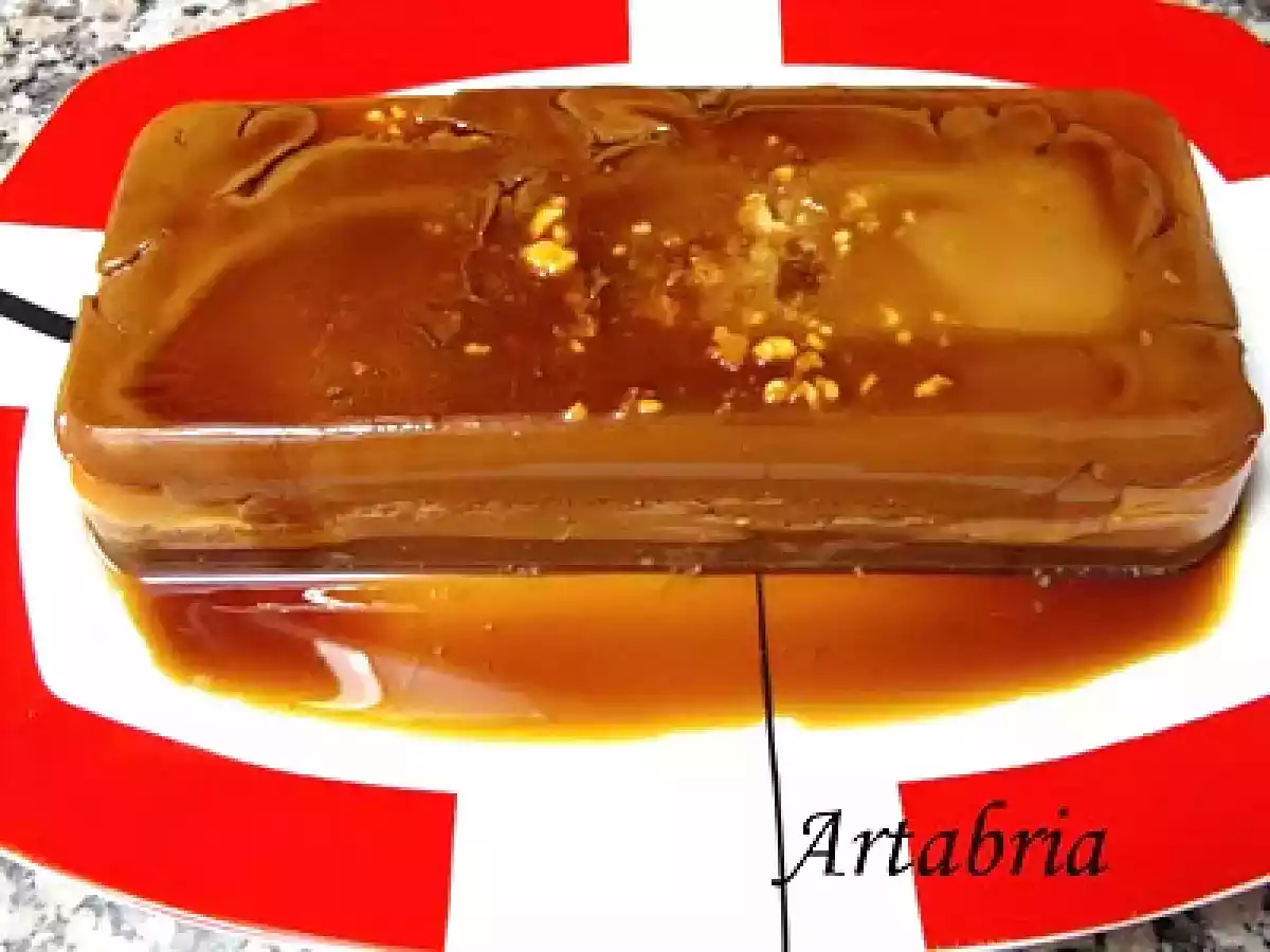 Flan de 3 chocolates