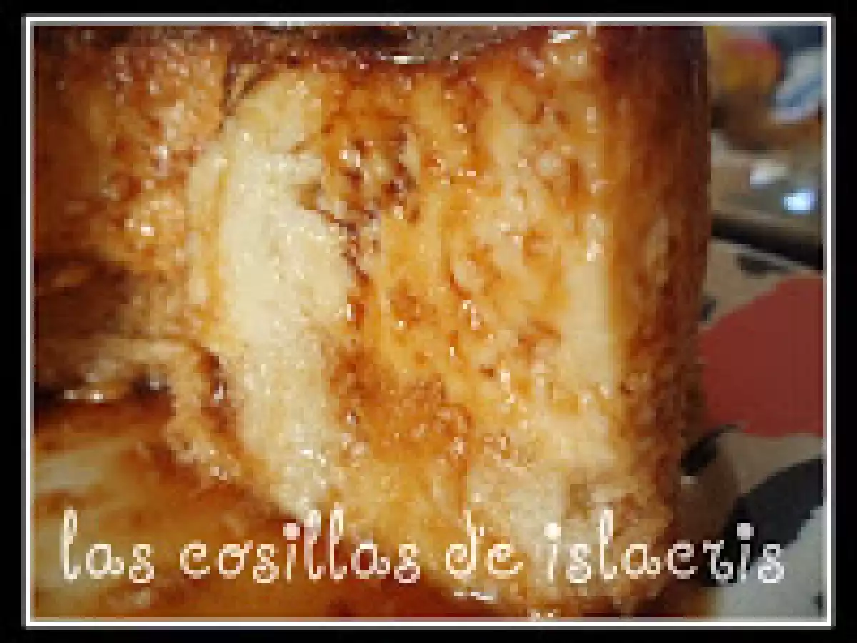 Flan de almendras