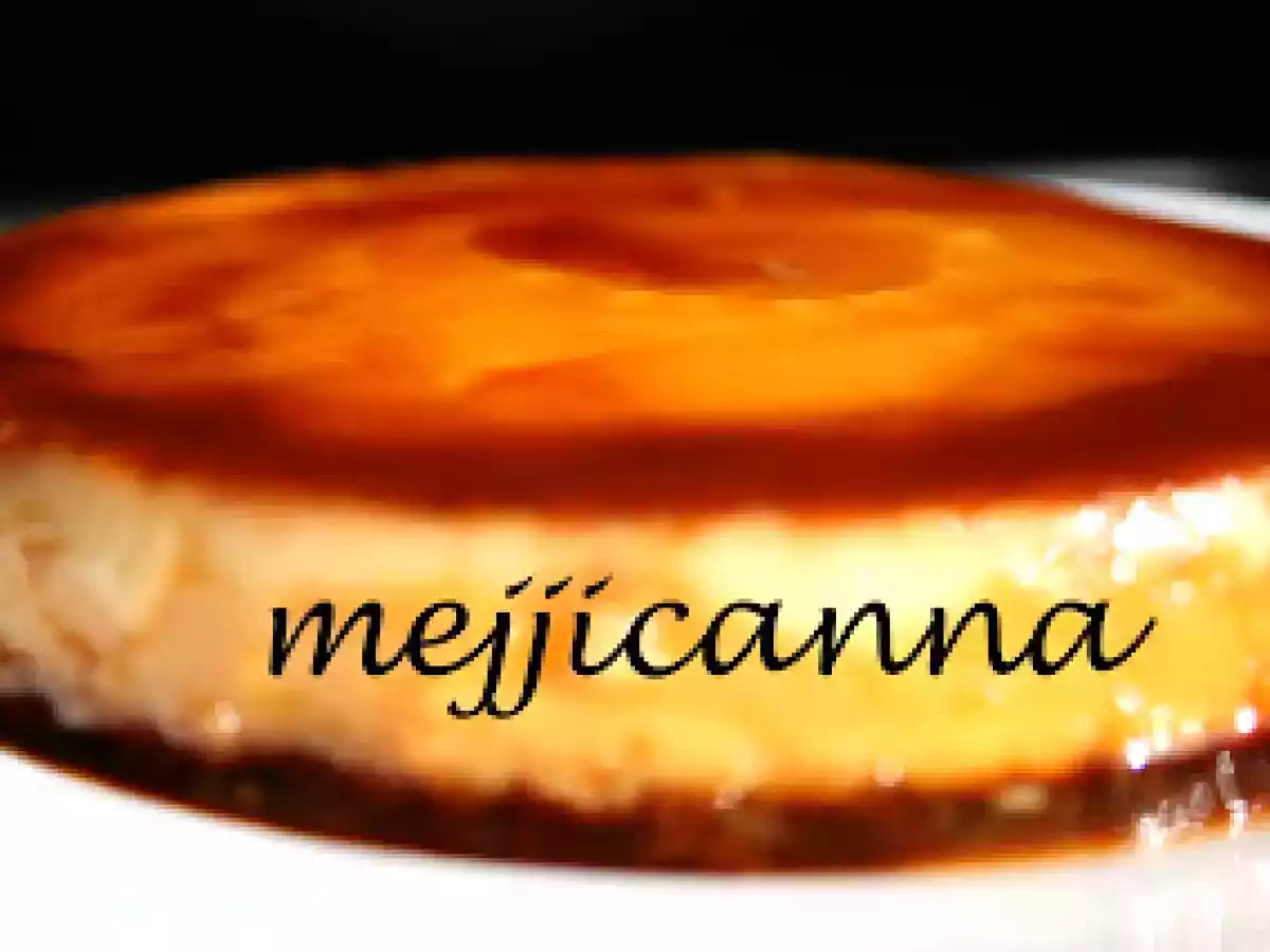Flan de almendras