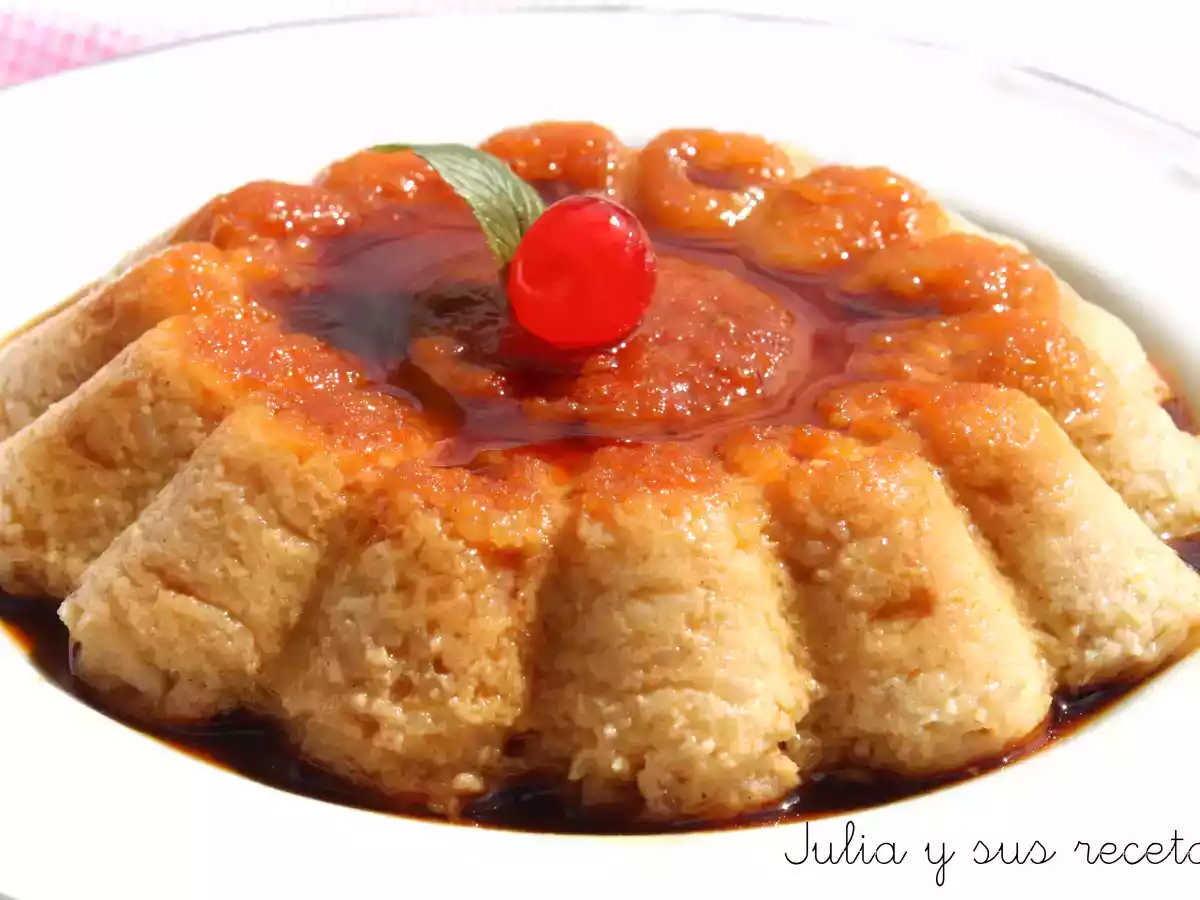 Flan de arroz con leche