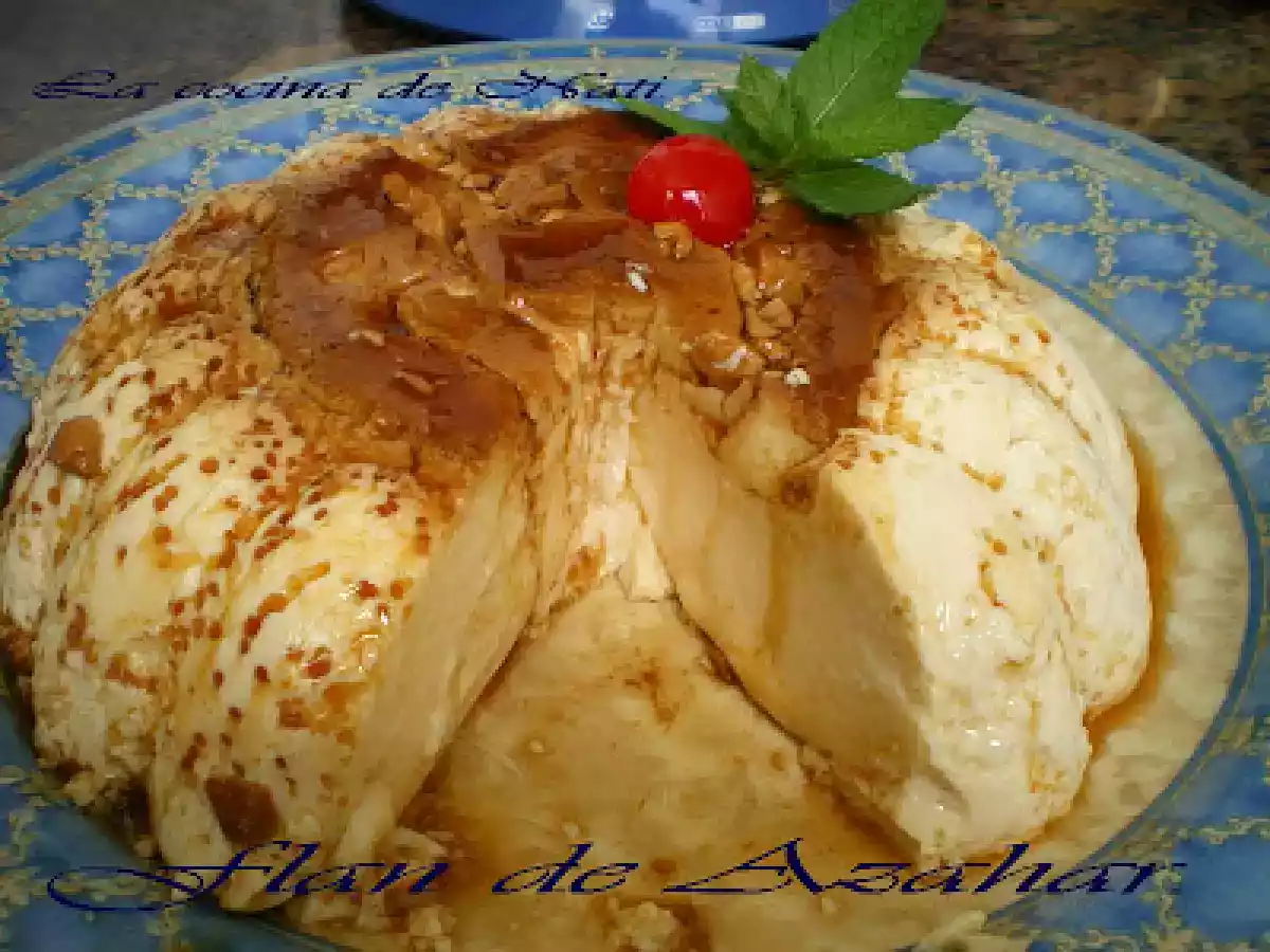 FLAN DE AZAHAR. - foto 3