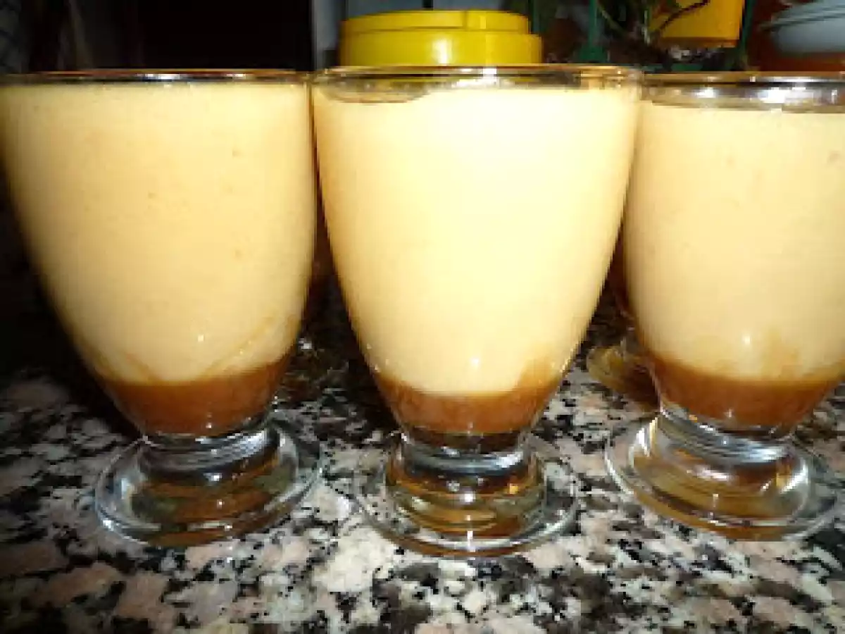 Flan de biscuit con toffe