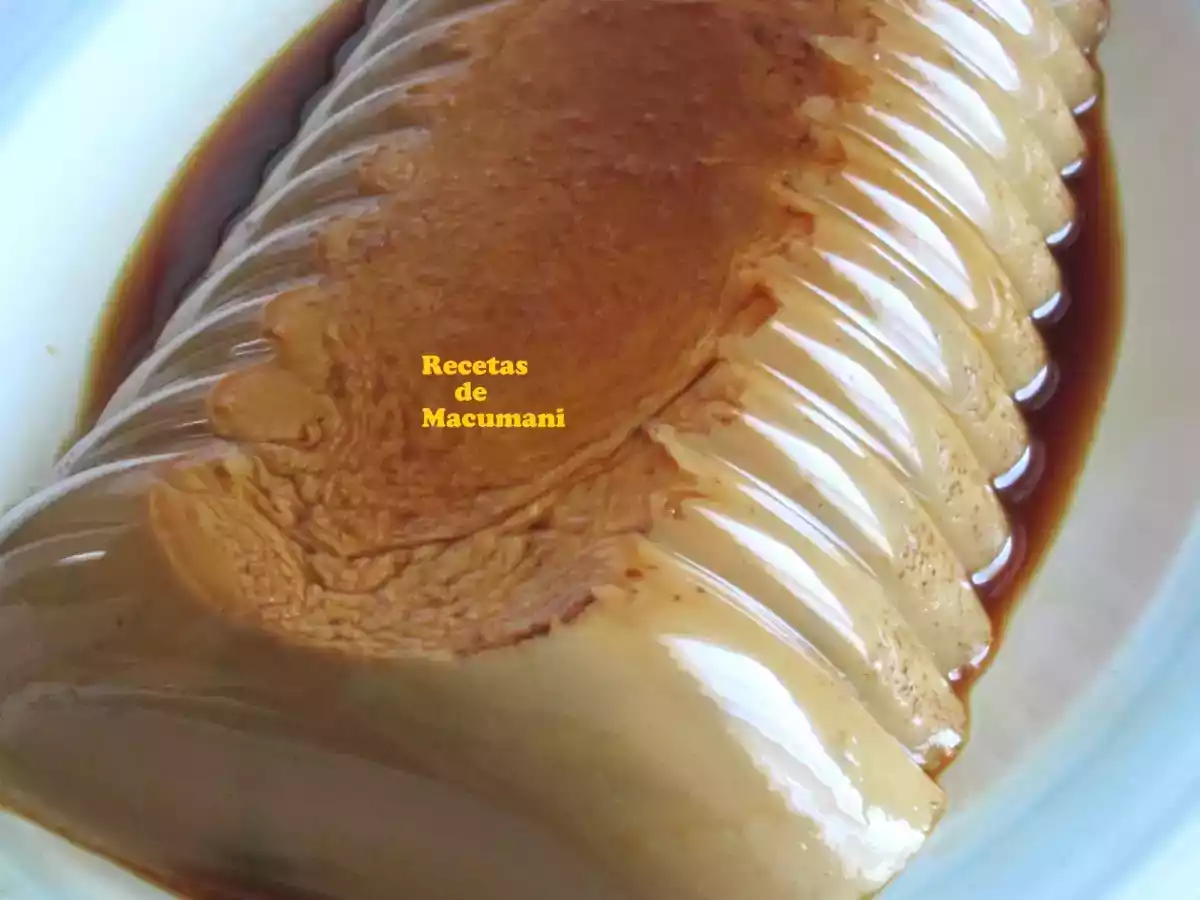 Flan de café capuchino