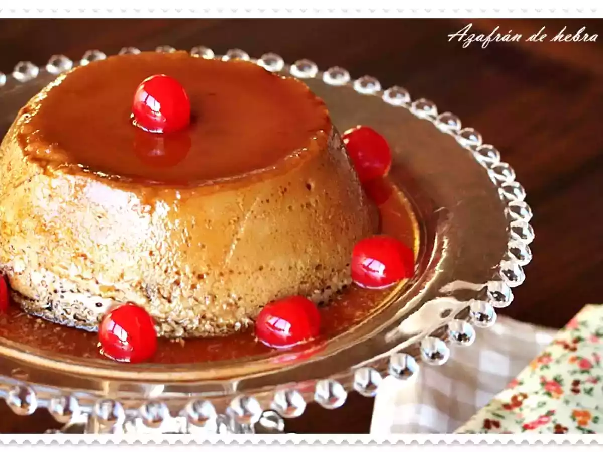 Flan de café cremoso