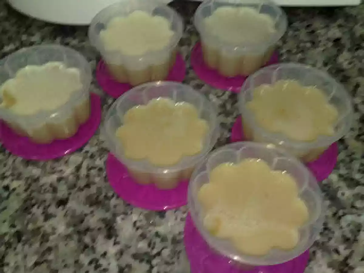 Flan de cafe light mycook y microondas