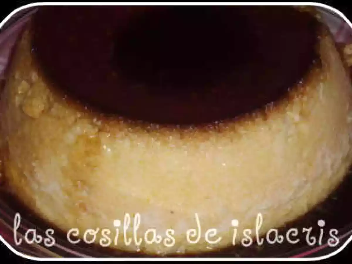 Flan de calabaza y almendras