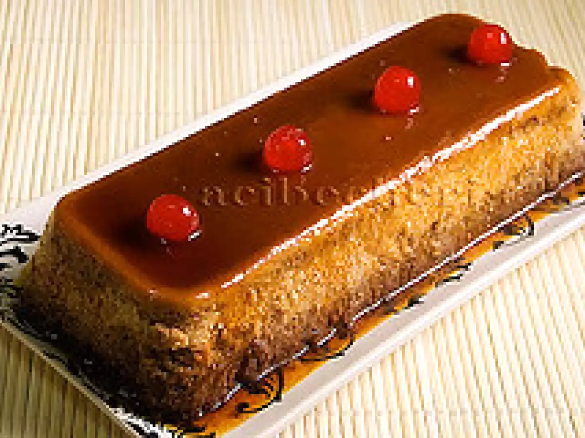 Flan de castañas con turrón - foto 2