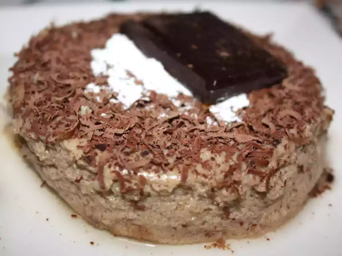 Flan de chocolate al microondas - foto 2