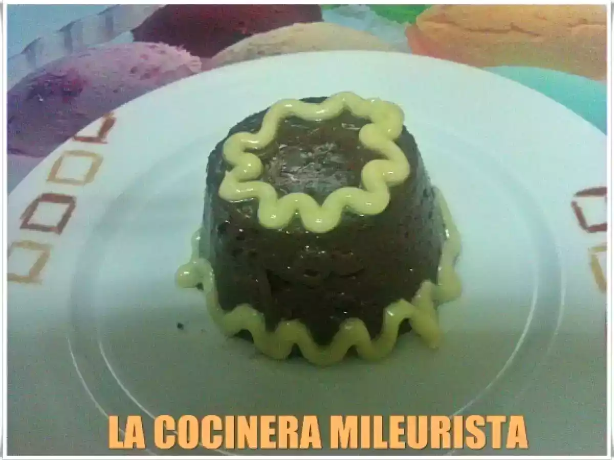 Flan de Chocolate Blanco y Negro con Oreos sin Huevos - foto 2