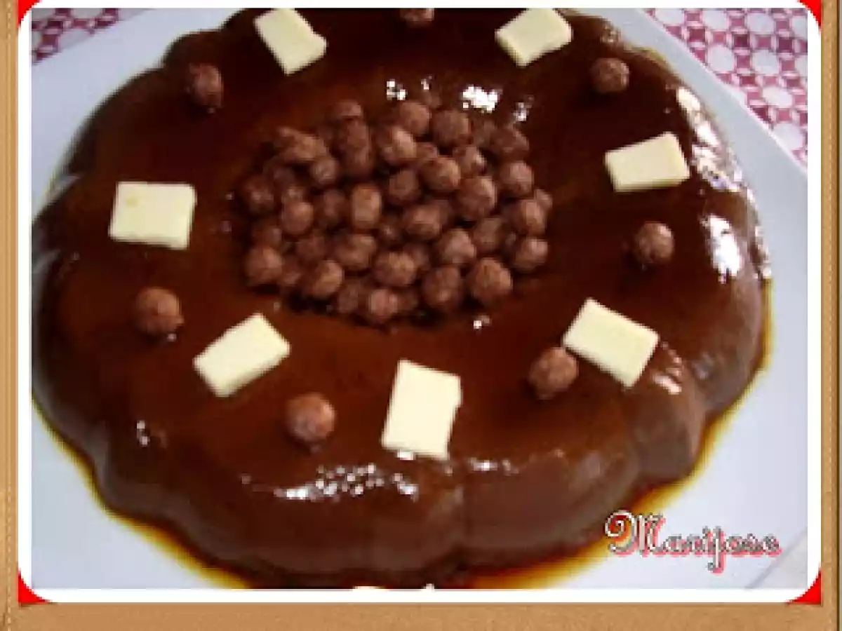 Flan de Chocolate Facil...