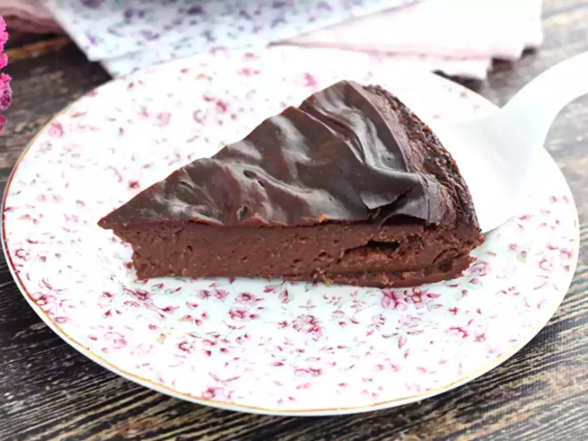 Flan de chocolate (sin gluten y fácil) - foto 4