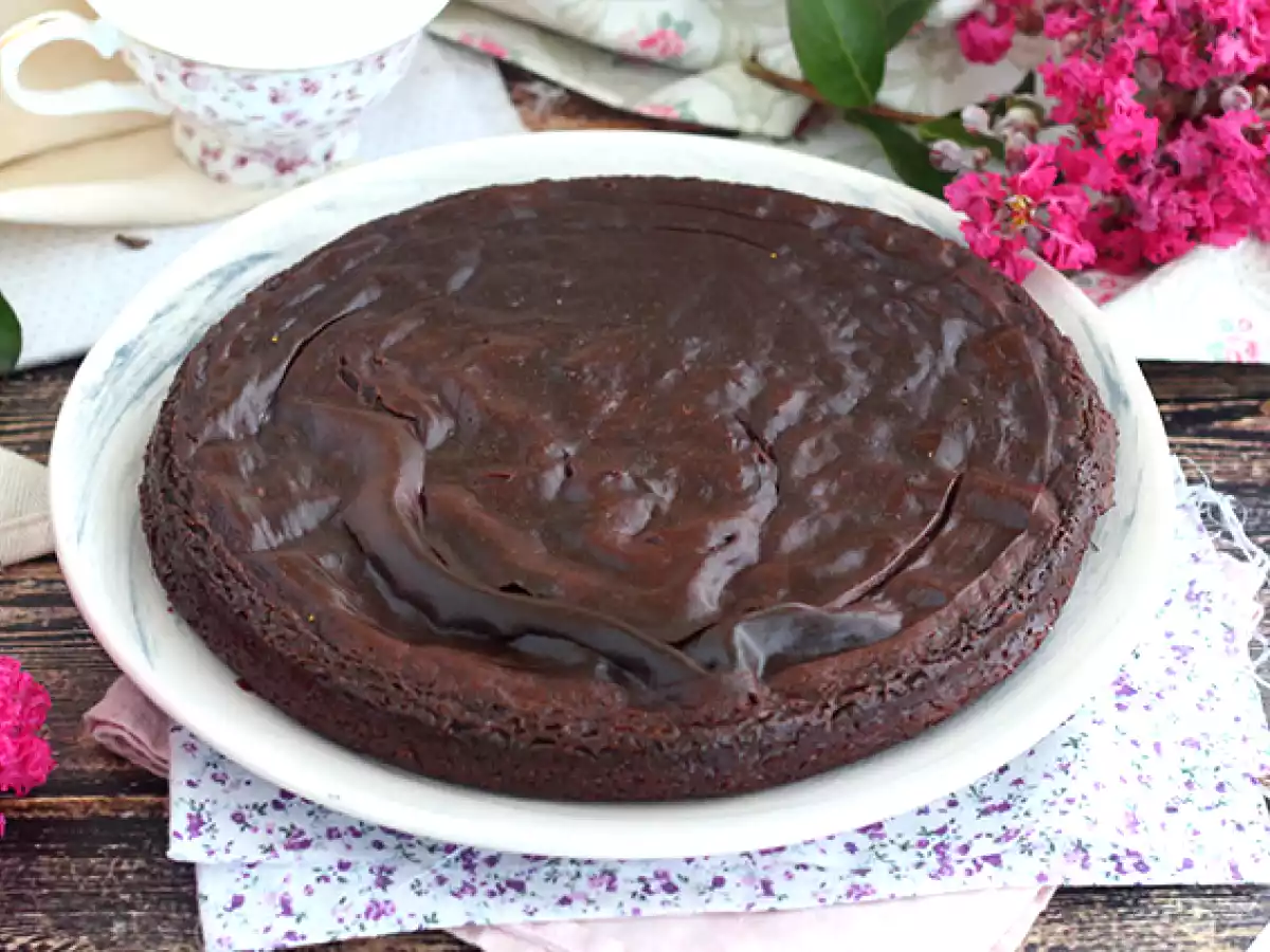 Flan de chocolate (sin gluten y fácil) - foto 5