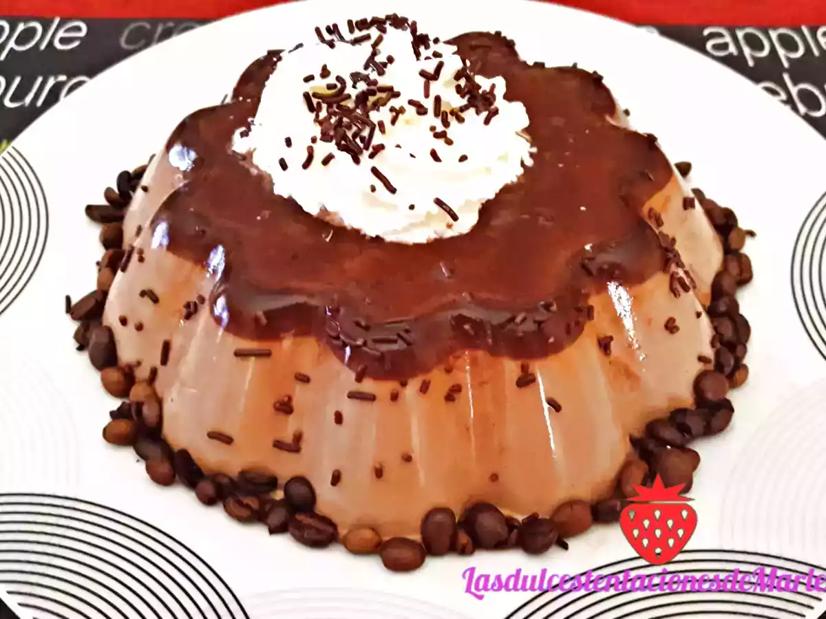 Flan de Chocolate y Café al Caramelo