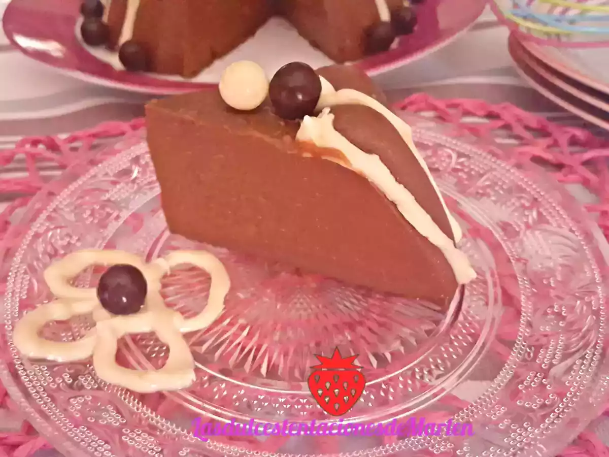 Flan de chocolate y leche condensada - foto 3