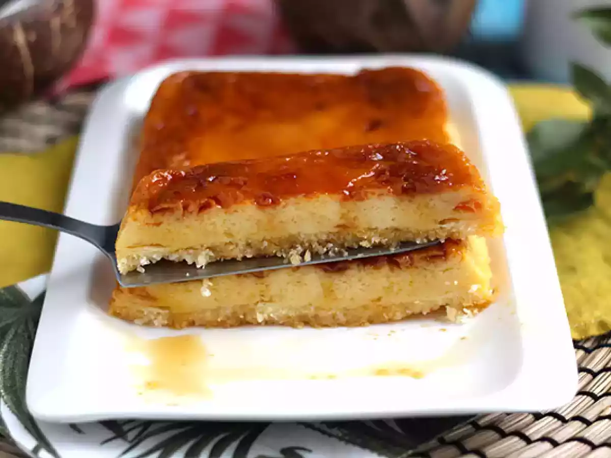 Flan de coco en microondas en 8 minutos - foto 5