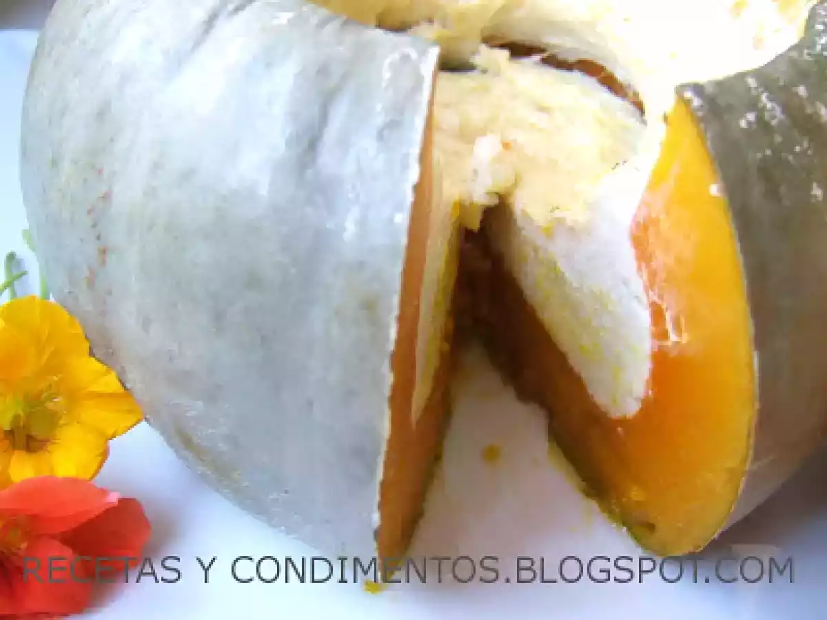 FLAN DE COCO EN ZAPALLO - POSTRE TAILANDES - foto 2