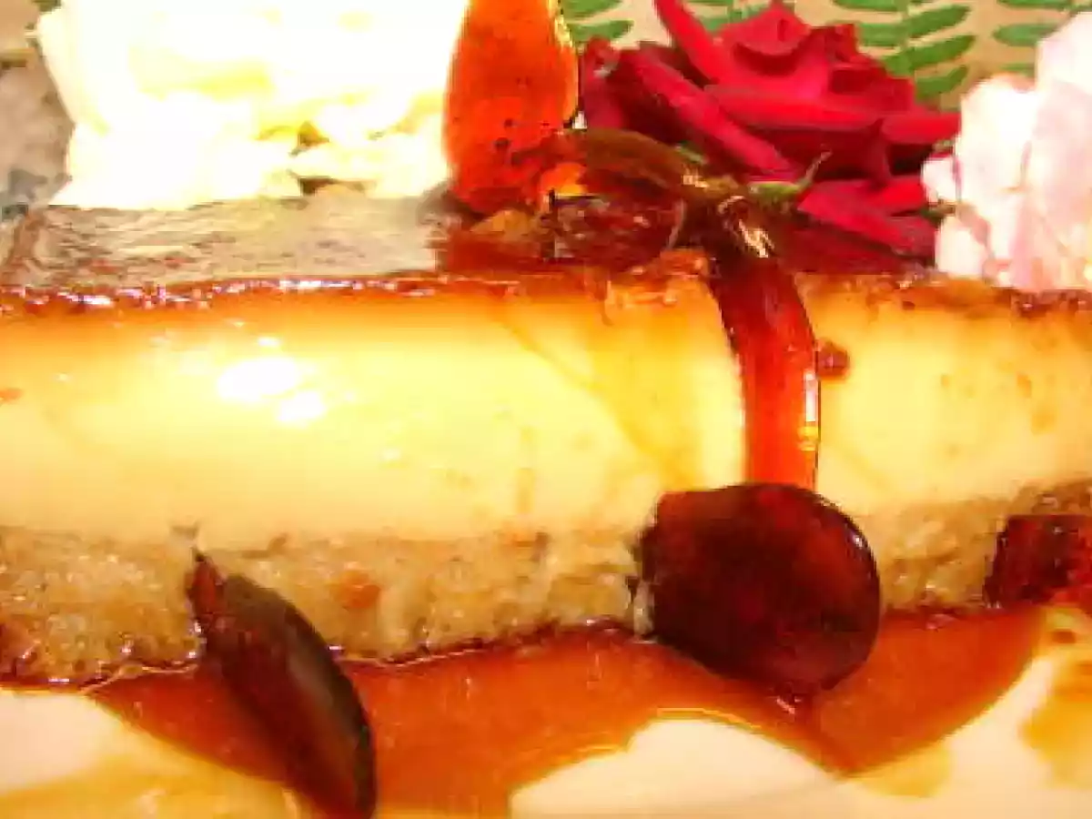 Flan de coco y dulce de leche - foto 2