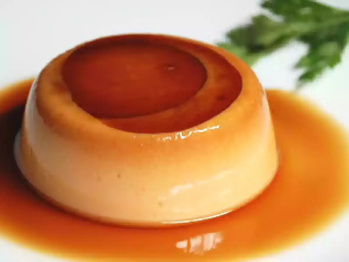 Flan de coco y limón