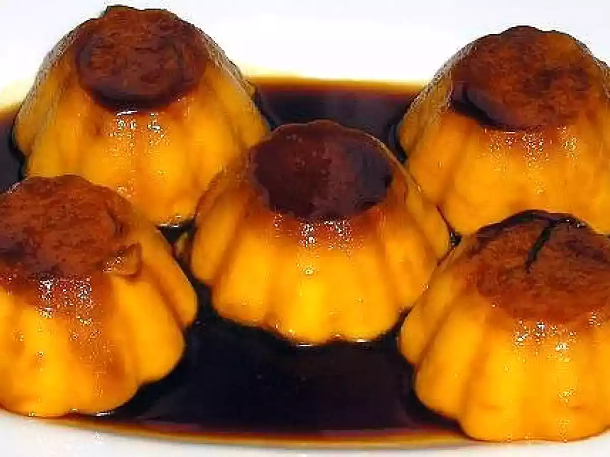 Flan de coco y zanahoria