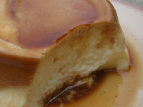 Flan de crème fraîche