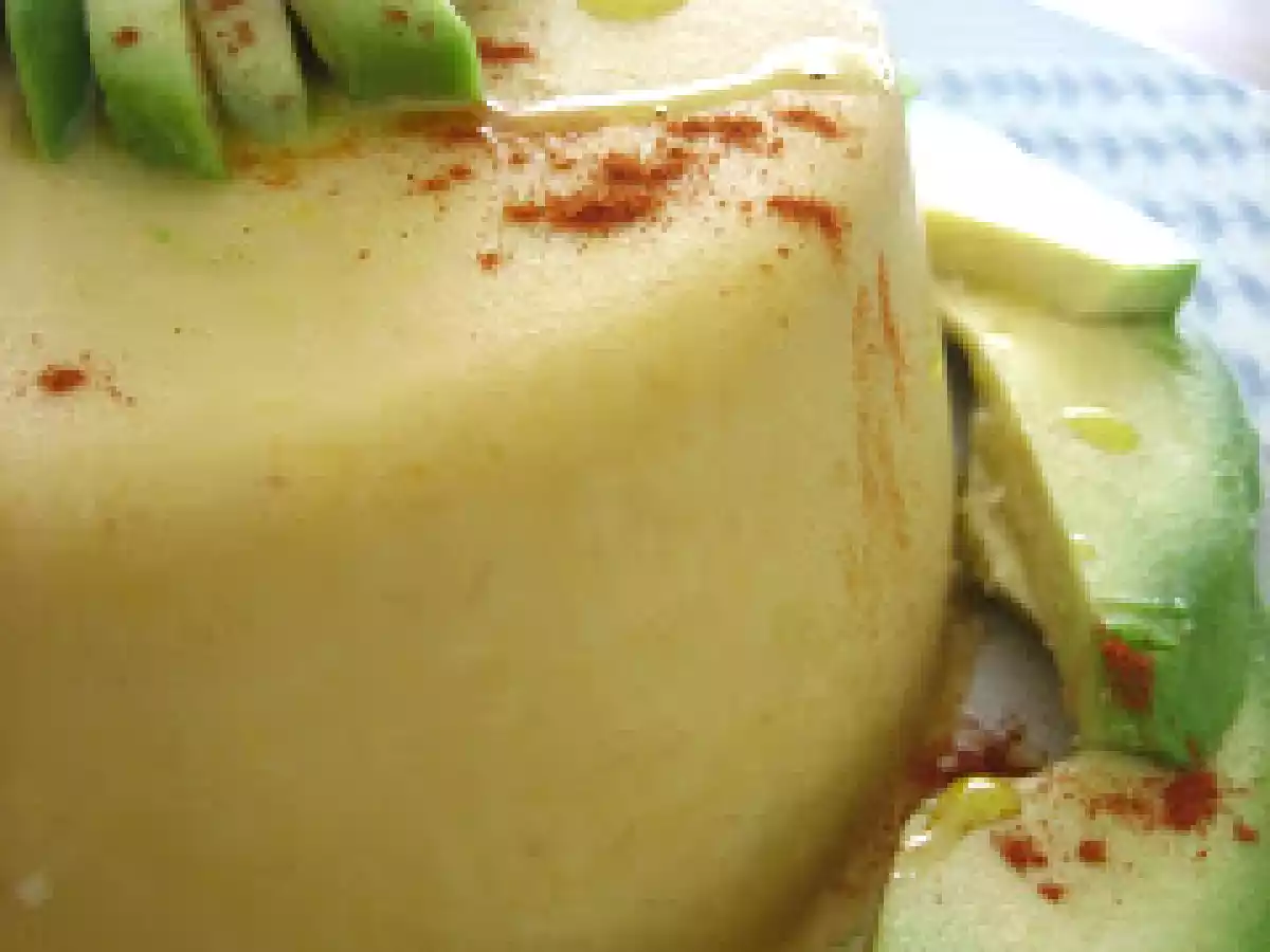 Flan de espárragos y langostinos - foto 2