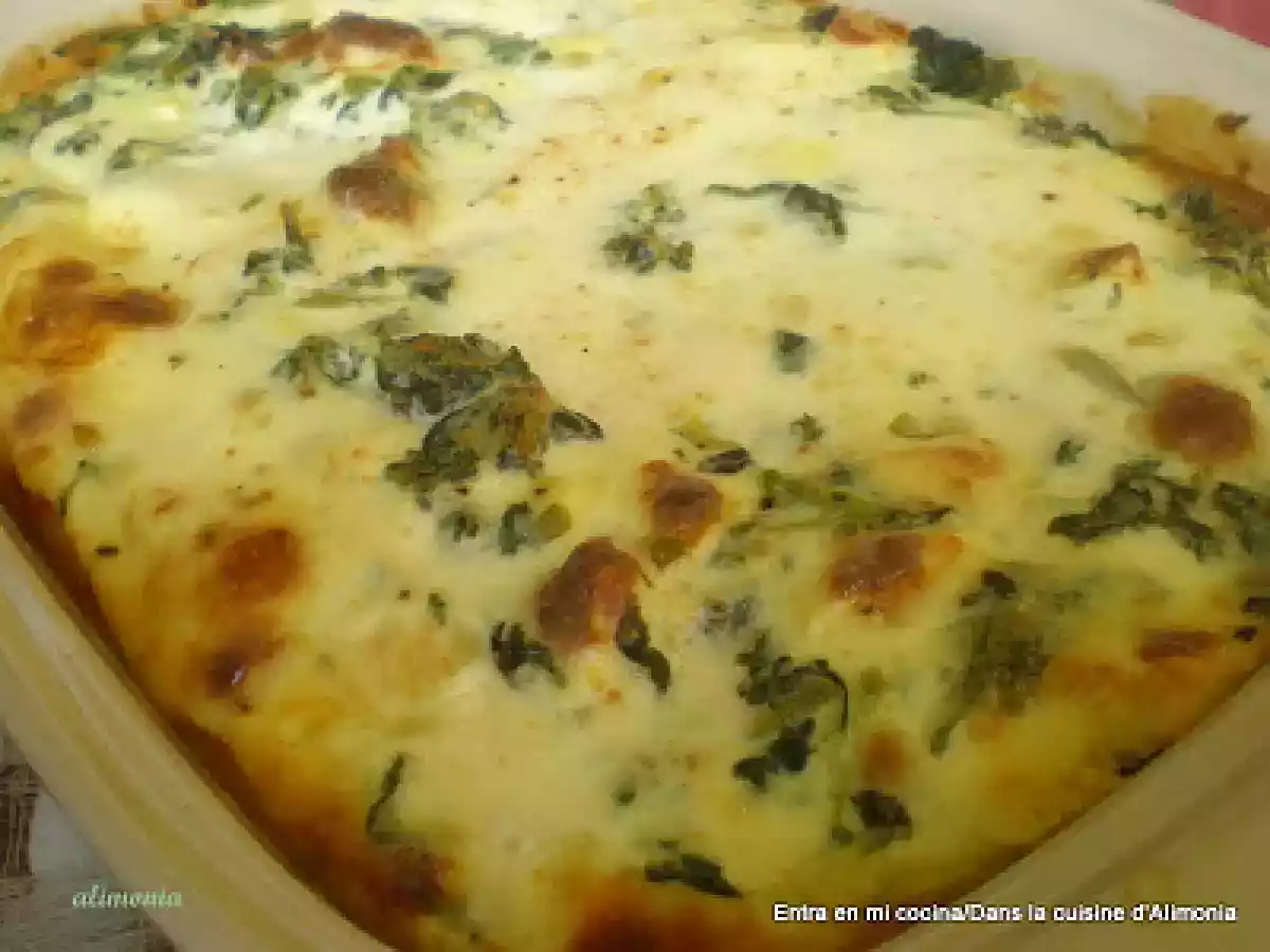 Flan de espinacas-feta/ Flan epinards-feta - foto 4