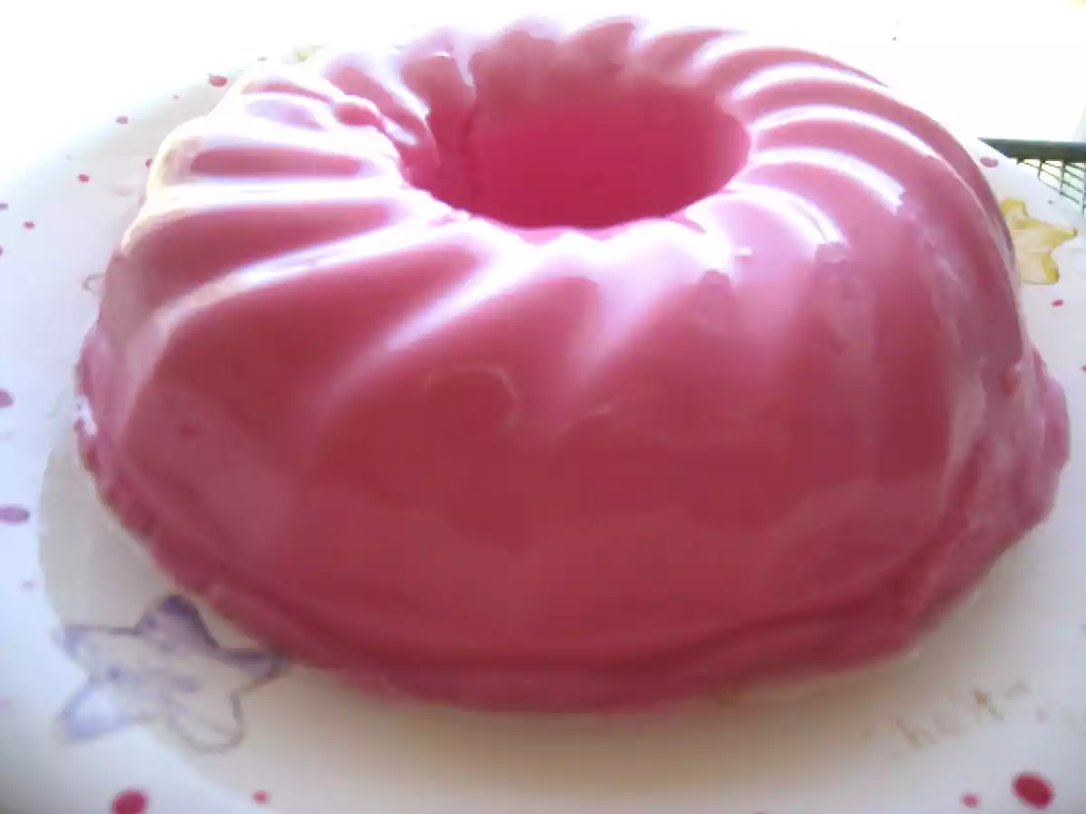 Flan de frutas sin huevos