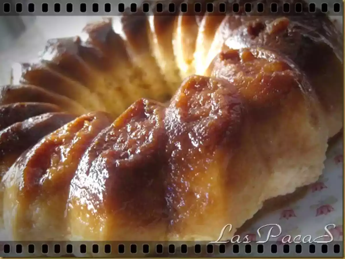 Flan de Galletas en Microondas