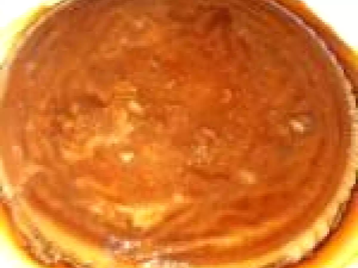 Flan de galletas maría