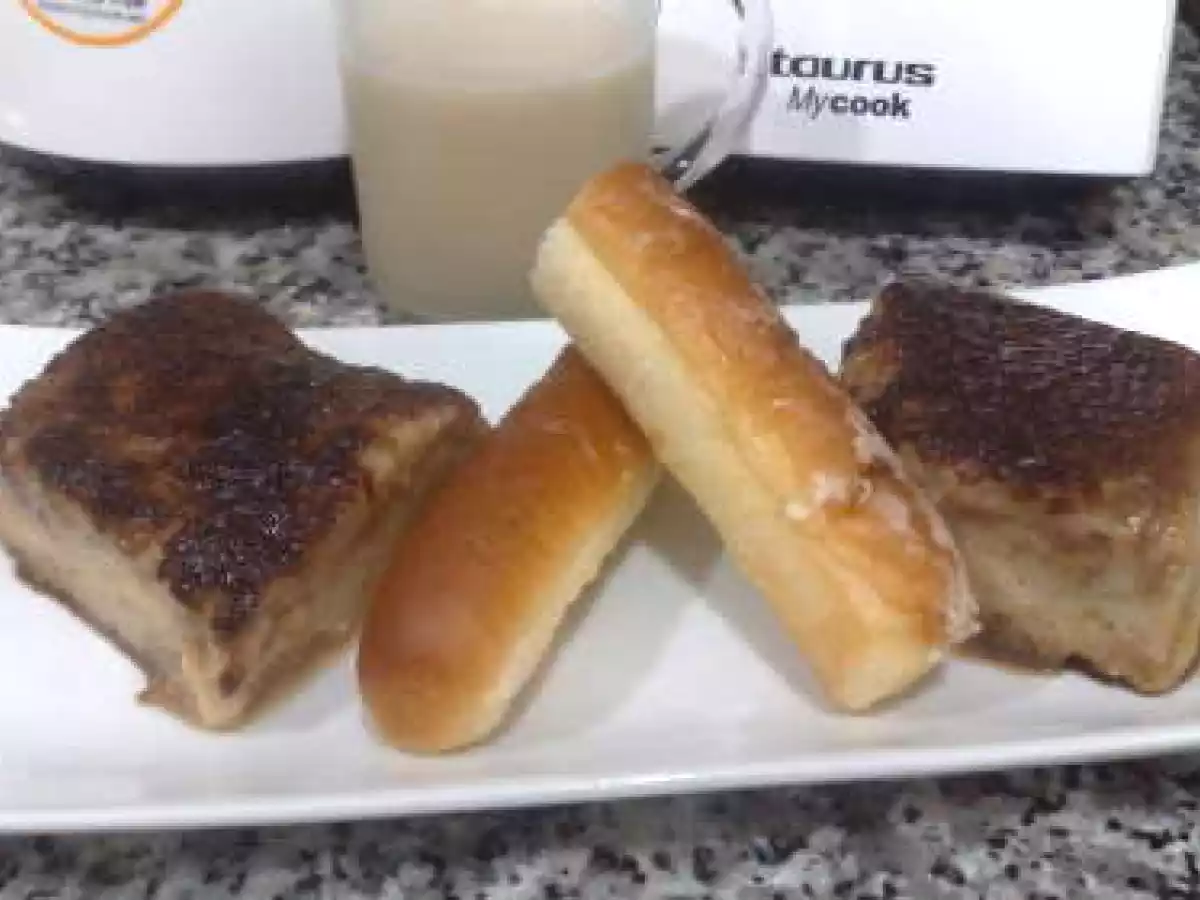 Flan de horchata y fartons - foto 2