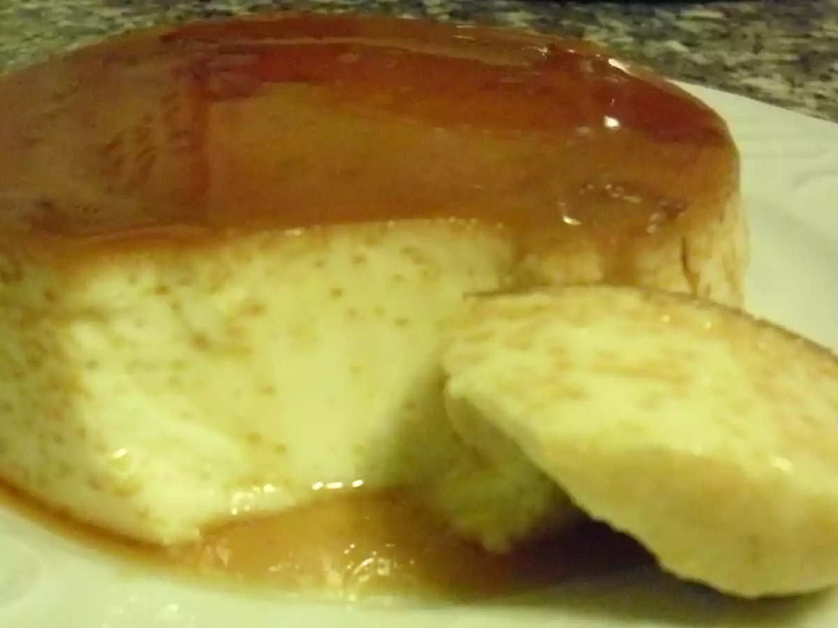 Flan de huevo al vapor