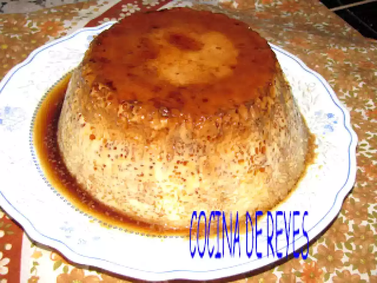 FLAN DE HUEVO CON LECHE CONDENSADA
