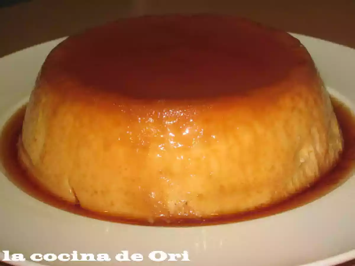 Flan de huevo rápido