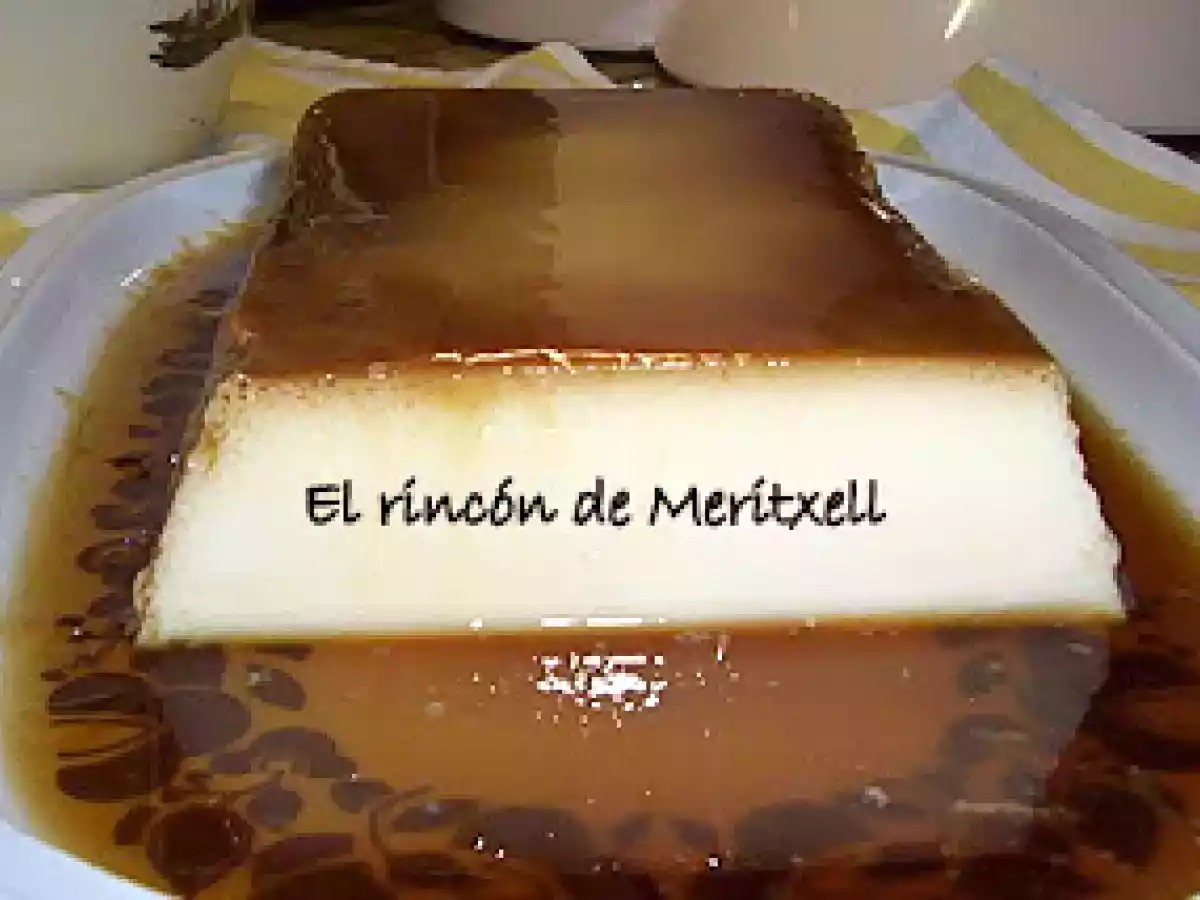 Flan de huevo, Varoma Thermomix