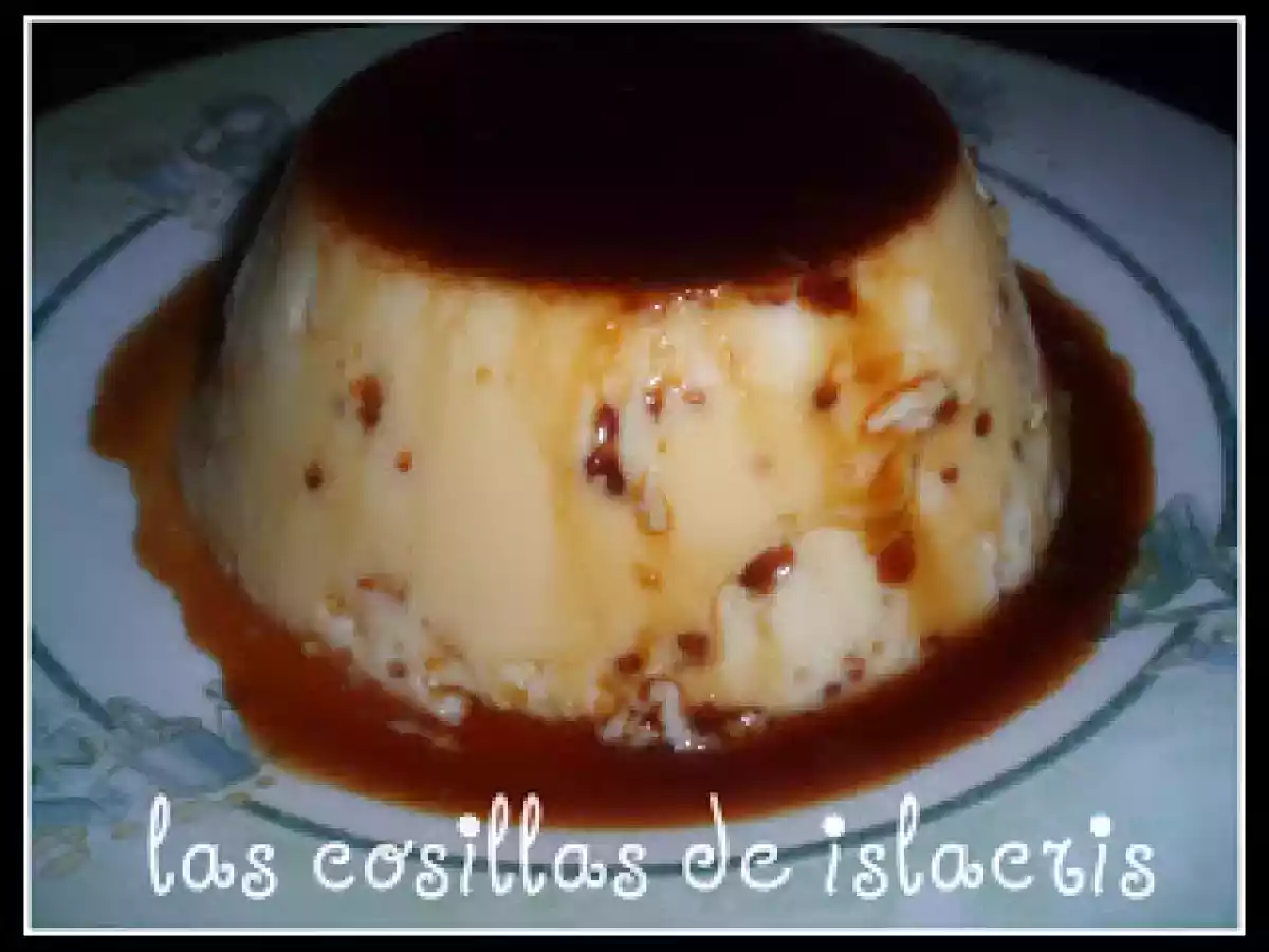Flan de huevos en Fussioncook