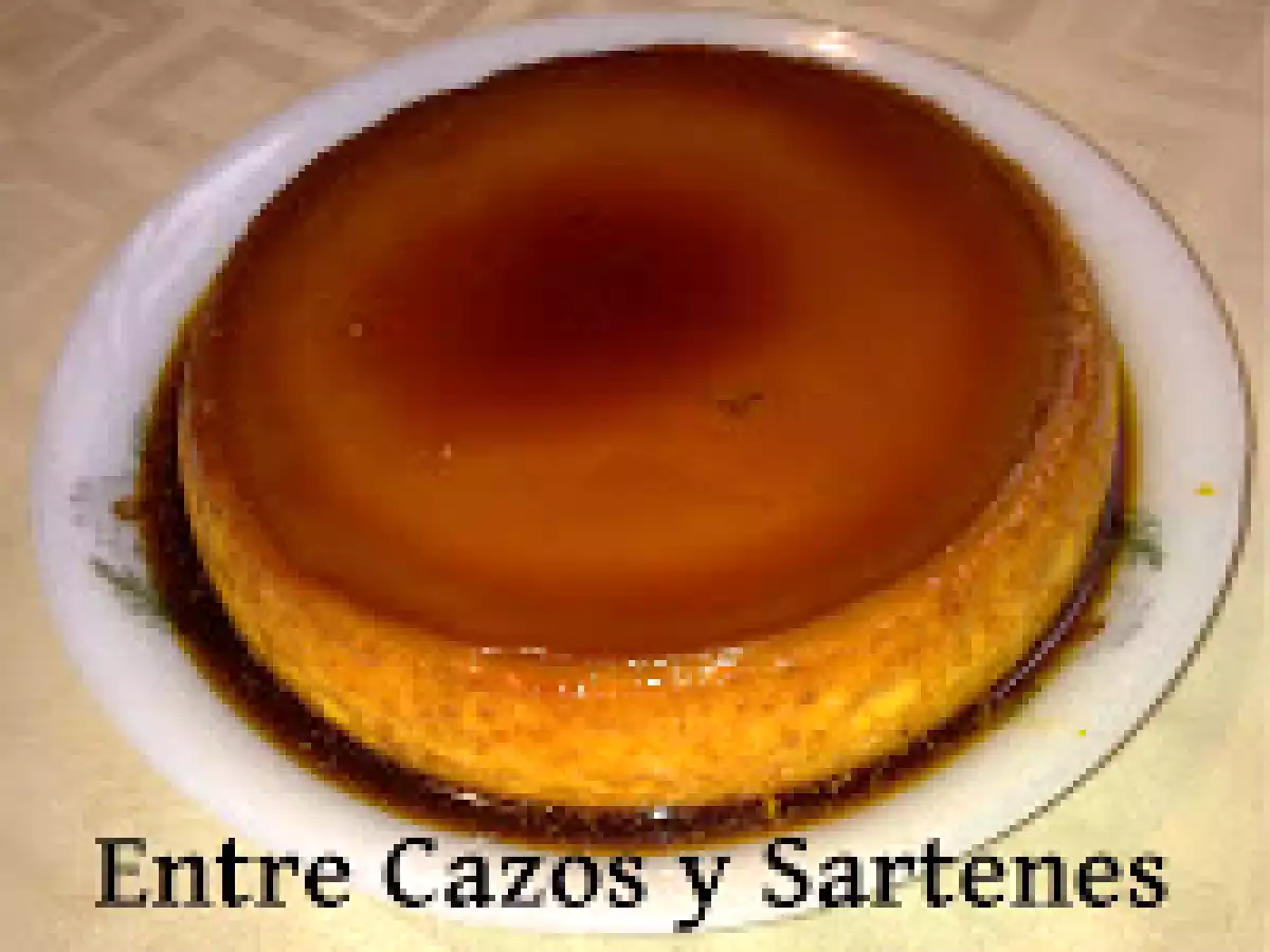 Flan de leche condensada
