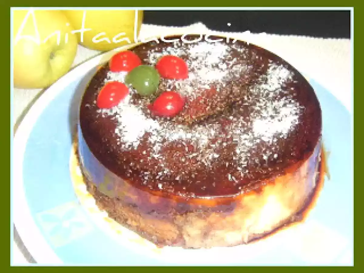 Flan de Manzana y Coco - foto 2