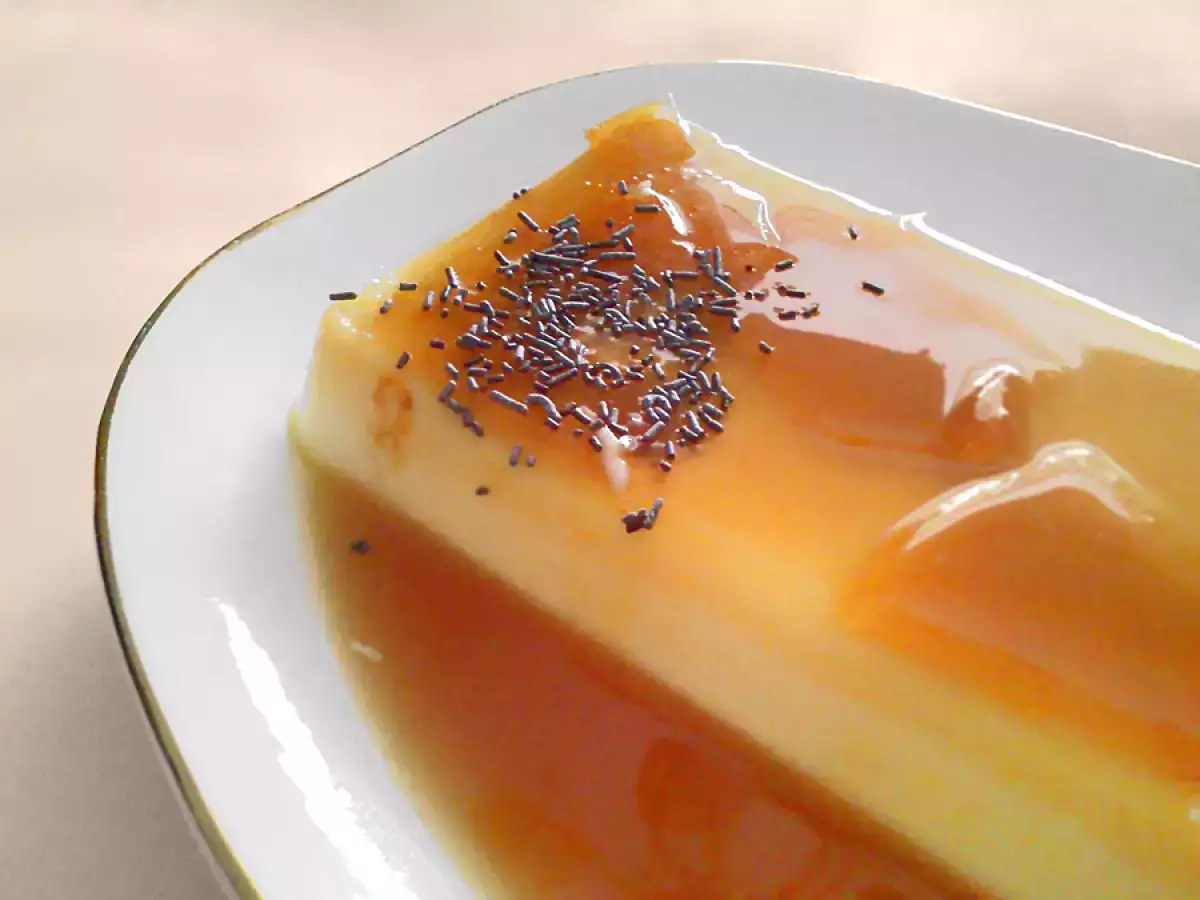 Flan de mascarpone