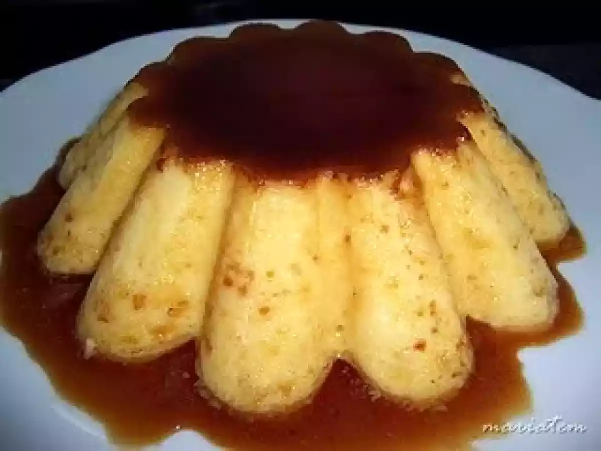 Flan de naranja