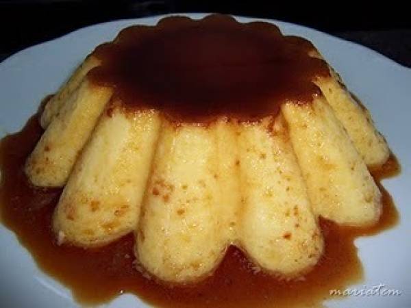 Flan de naranja